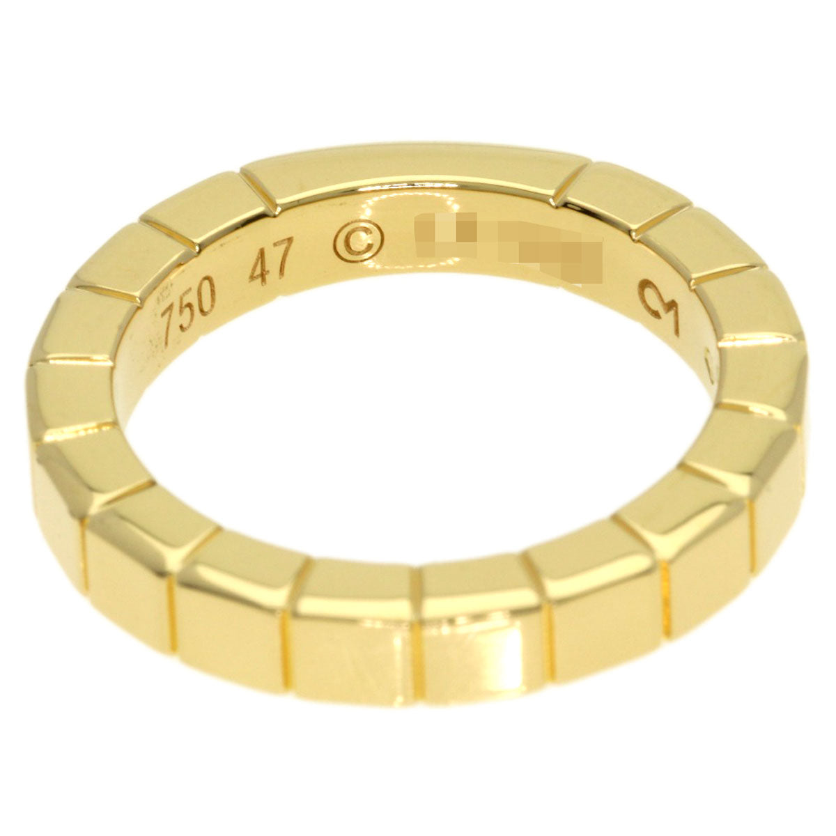 CARTIER Lanier # 47 Ring K18 Yellow Gold Ladies [Used]