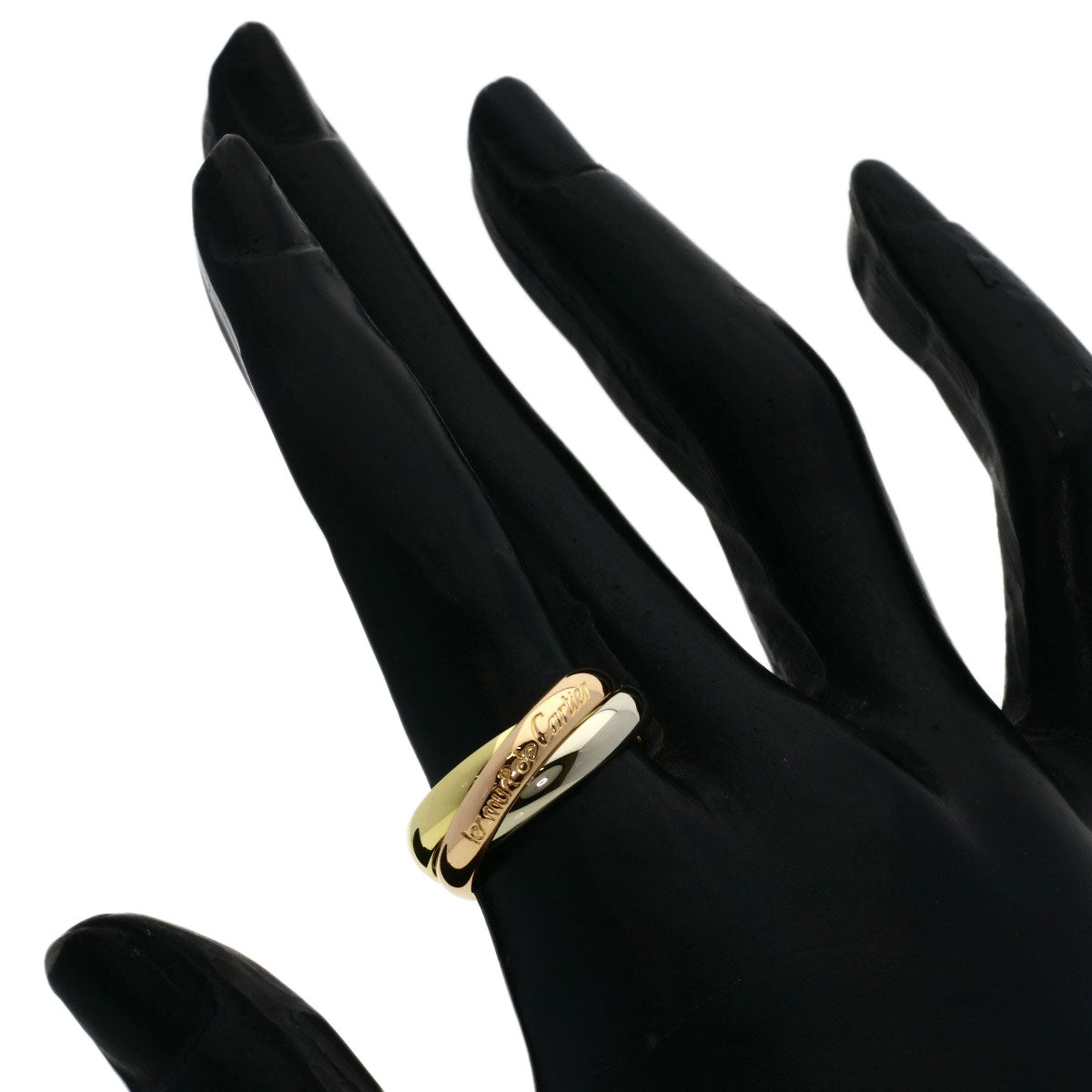 CARTIER Trinity #52 Ring K18 Yellow Gold K18 White GoldLadies [Used]