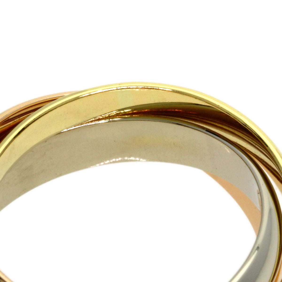 CARTIER Trinity #52 Ring K18 Yellow Gold K18 White GoldLadies [Used]