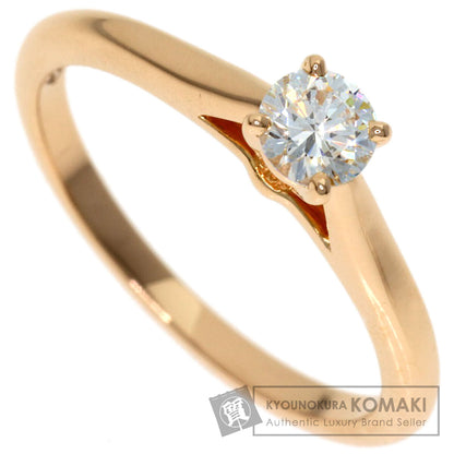 CARTIER MK Corfil Diamond #47 Ring K18 Pink Gold Ladies [Used]
