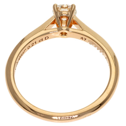 CARTIER MK Corfil Diamond #47 Ring K18 Pink Gold Ladies [Used]