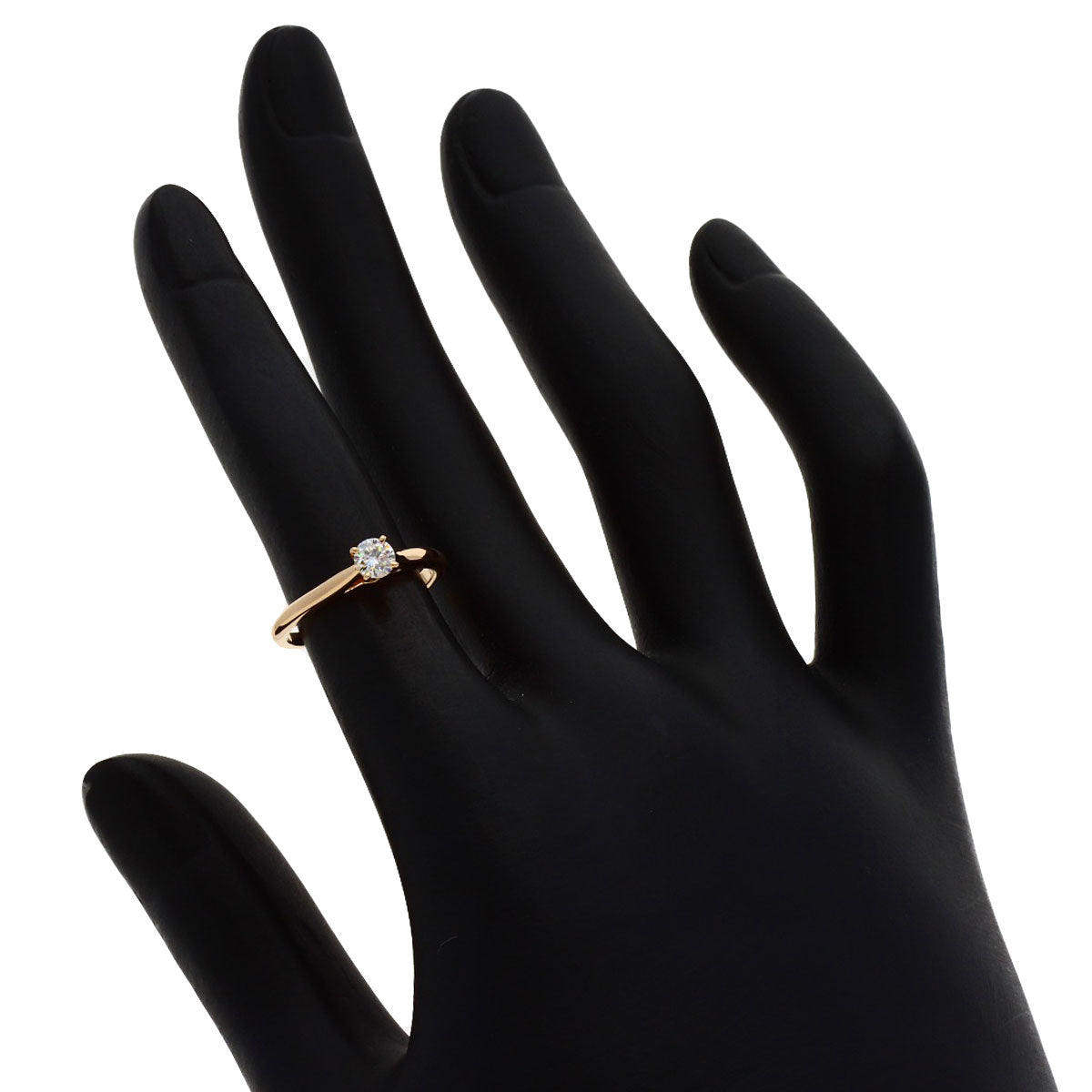 CARTIER MK Corfil Diamond #47 Ring K18 Pink Gold Ladies [Used]