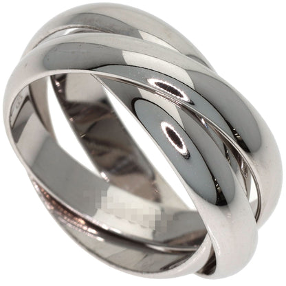 CARTIER Trinity #50 Ring K18 White Gold Ladies [Used]