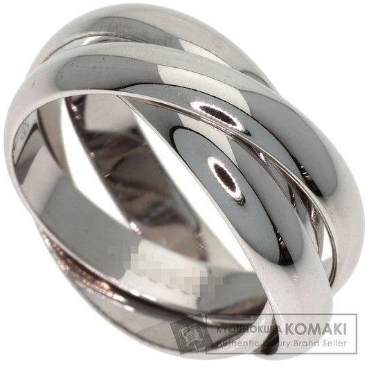 CARTIER Trinity #50 Ring K18 White Gold Ladies [Used]