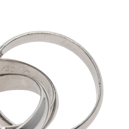 CARTIER Trinity #50 Ring K18 White Gold Ladies [Used]