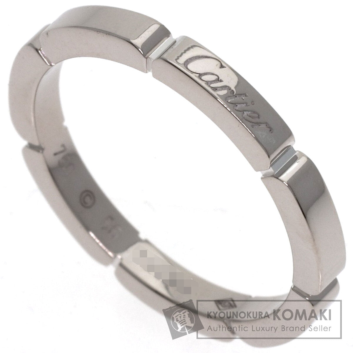 CARTIER Mayon PANTHERE # 56 Ring K18 White Gold Ladies [Used]