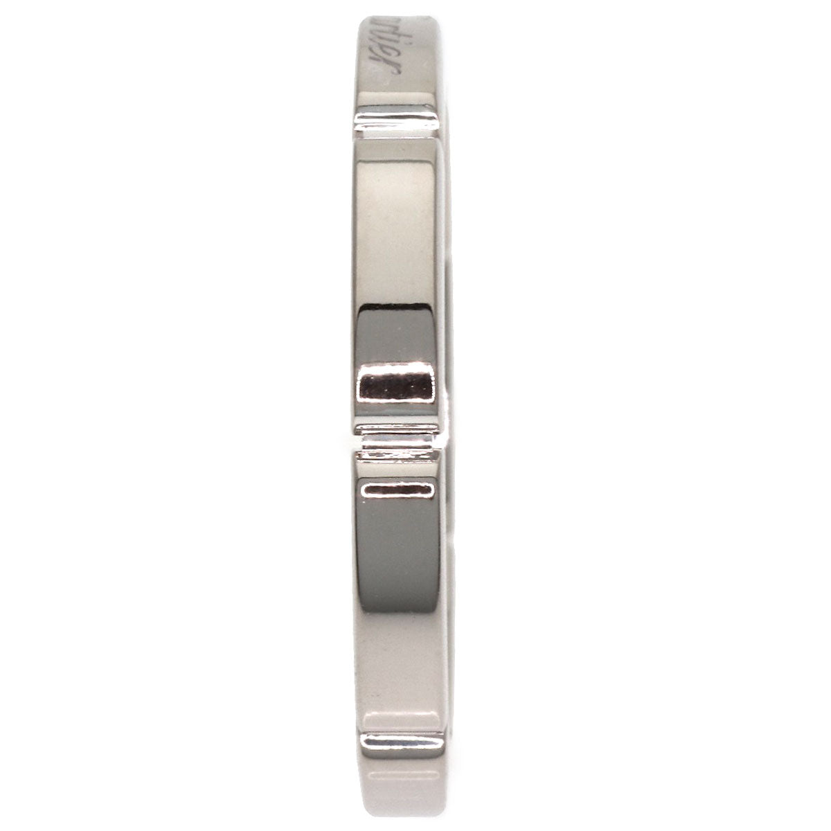 CARTIER Mayon PANTHERE # 56 Ring K18 White Gold Ladies [Used]