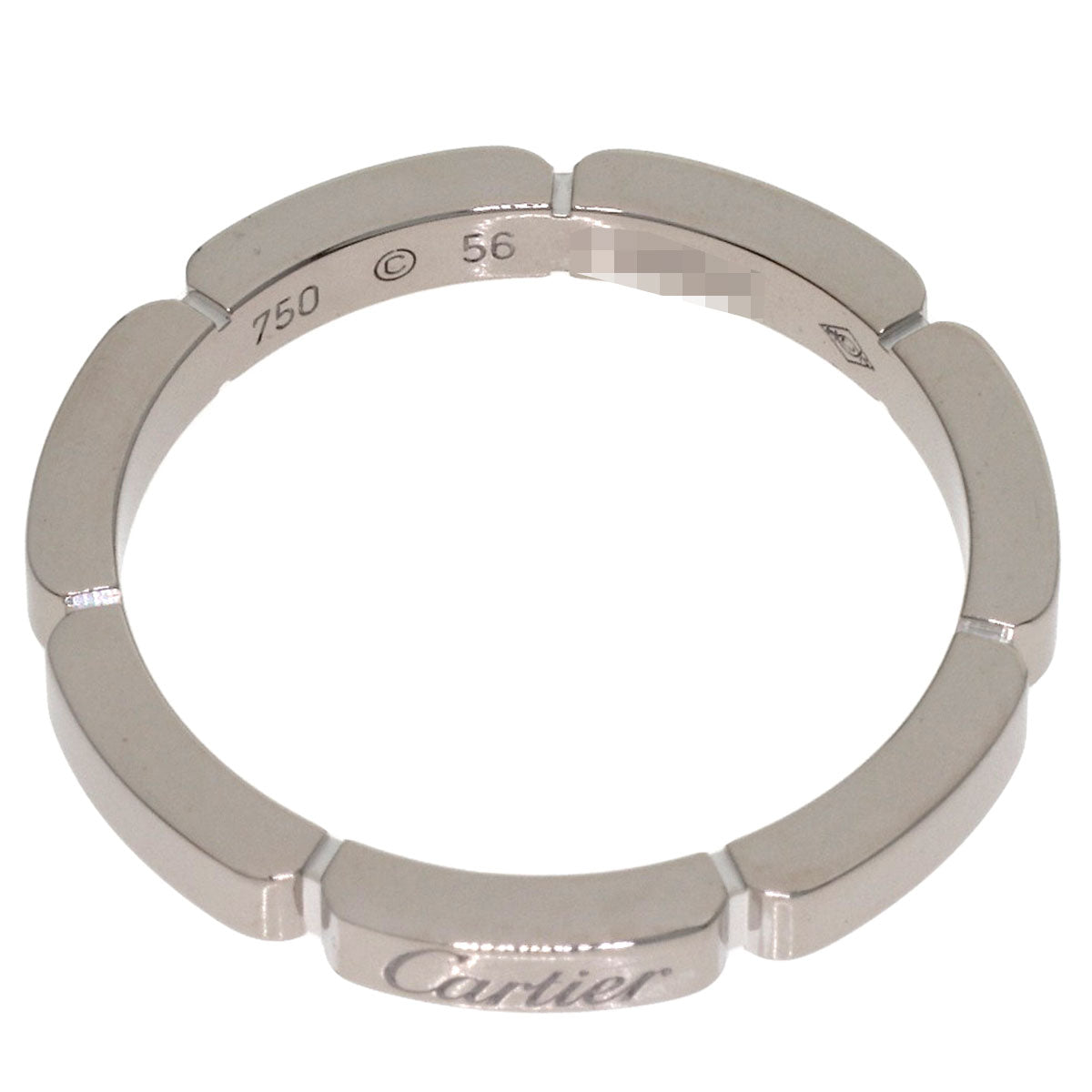 CARTIER Mayon PANTHERE # 56 Ring K18 White Gold Ladies [Used]