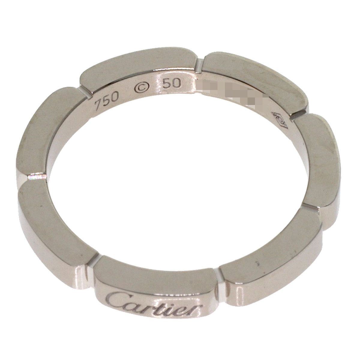 CARTIER Mayon PANTHERE # 50 Ring K18 White Gold Ladies [Used]