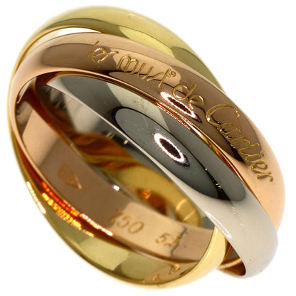 CARTIER Trinity #52 Ring K18 Yellow Gold K18 White GoldLadies [Used]