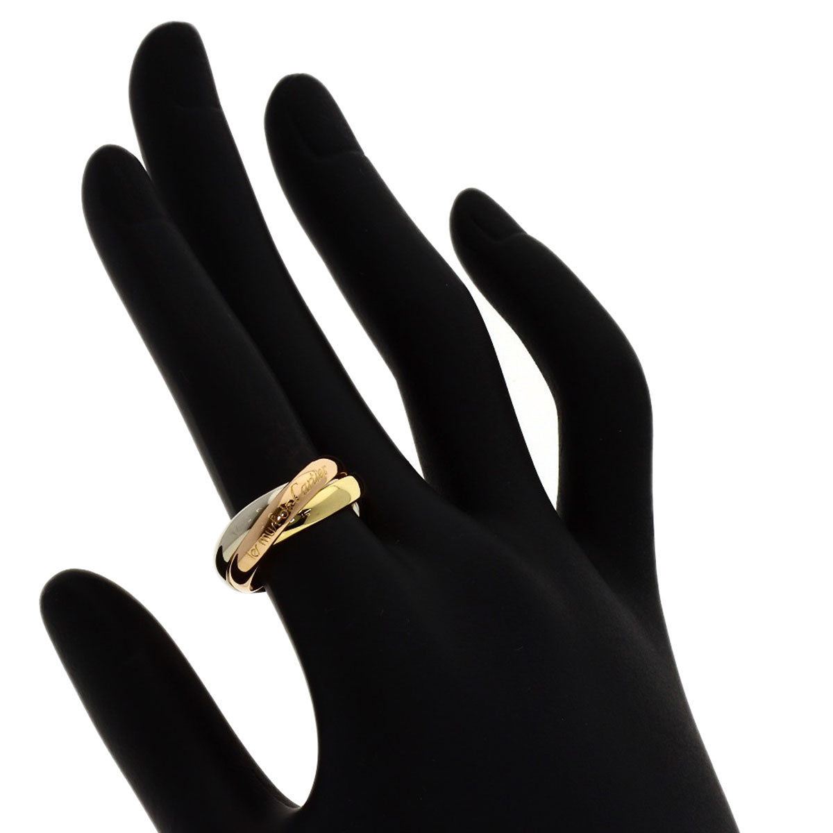 CARTIER Trinity #52 Ring K18 Yellow Gold K18 White GoldLadies [Used]