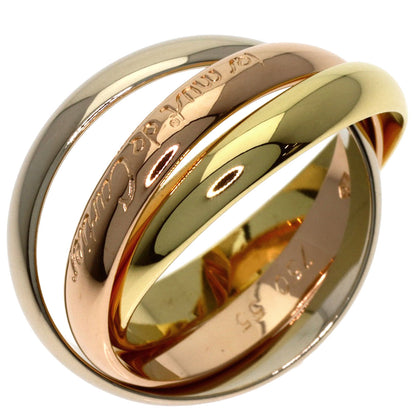 CARTIER Trinity #55 Ring K18 Pink Gold 18K Yellow GoldLadies [Used]