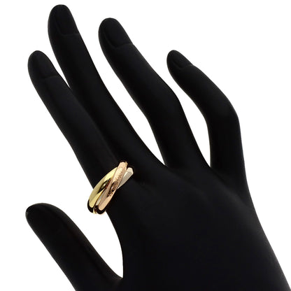 CARTIER Trinity #55 Ring K18 Pink Gold 18K Yellow GoldLadies [Used]