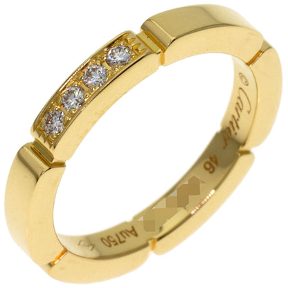 CARTIER Maillon PANTHERE Diamond #46 Ring K18 Yellow Gold Ladies [Used]