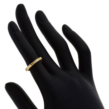 CARTIER Maillon PANTHERE Diamond #46 Ring K18 Yellow Gold Ladies [Used]