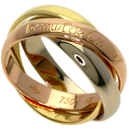 CARTIER Trinity #47 Ring K18 Yellow Gold K18 White GoldLadies [Used]