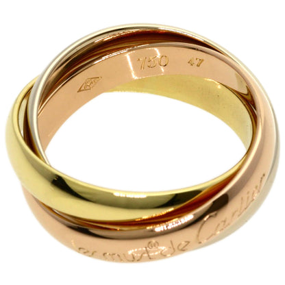 CARTIER Trinity #47 Ring K18 Yellow Gold K18 White GoldLadies [Used]