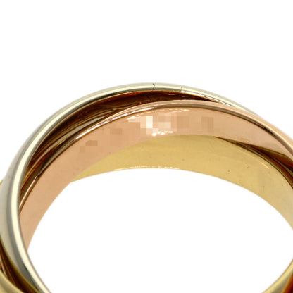 CARTIER Trinity #50 Ring K18 Yellow Gold K18 White GoldLadies [Used]