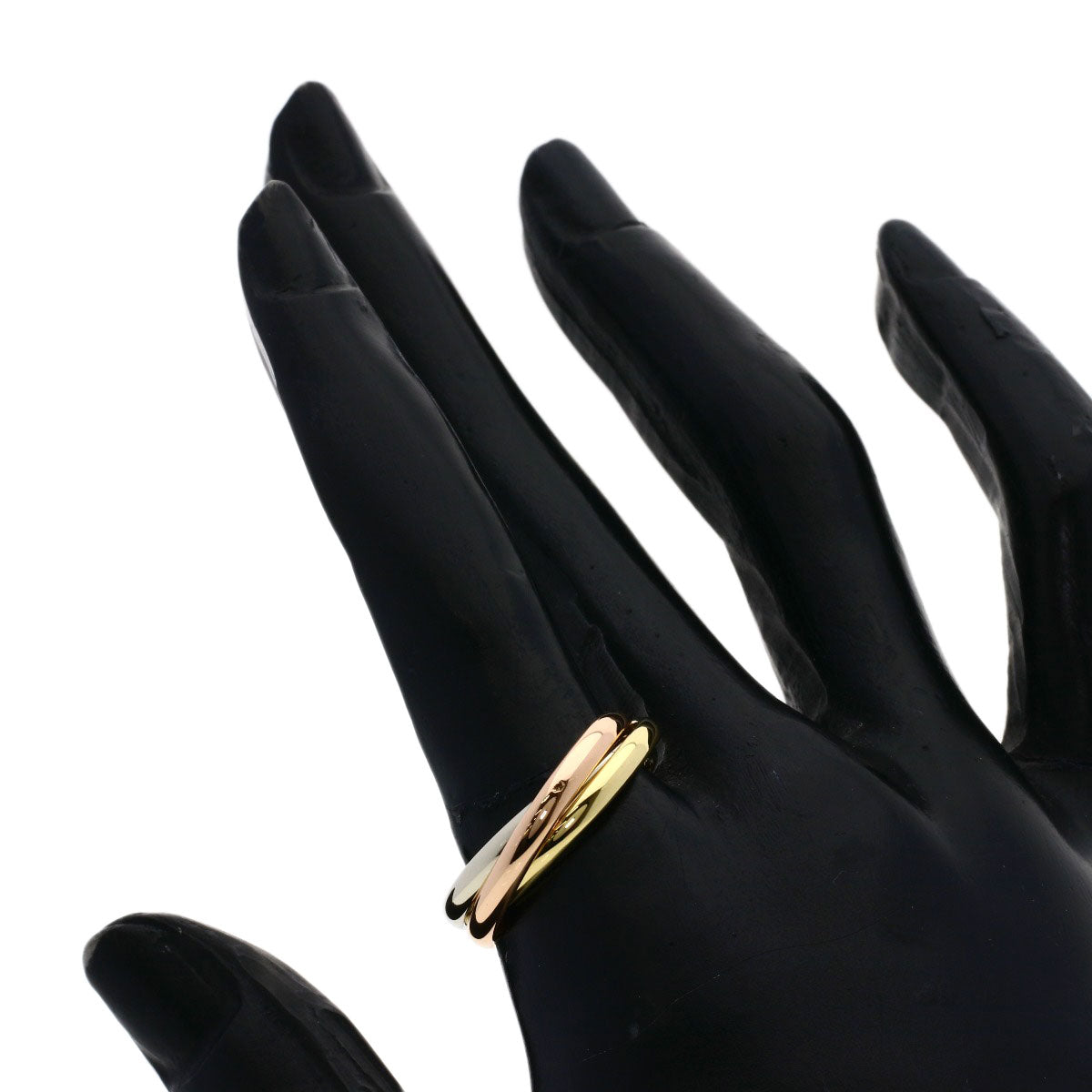 CARTIER Trinity SM #58 Ring K18 Yellow Gold K18 White GoldLadies [Used]