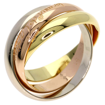 CARTIER Trinity #51 Ring K18 Yellow Gold 18K Pink GoldLadies [Used]