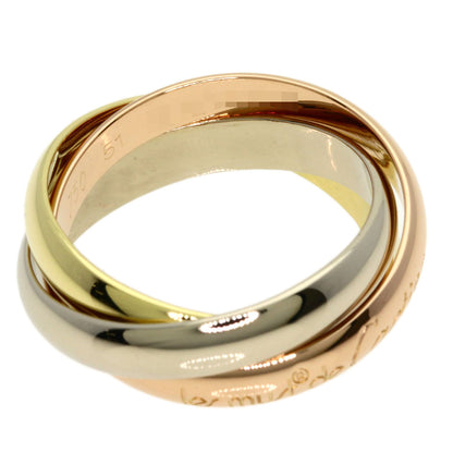 CARTIER Trinity #51 Ring K18 Yellow Gold 18K Pink GoldLadies [Used]