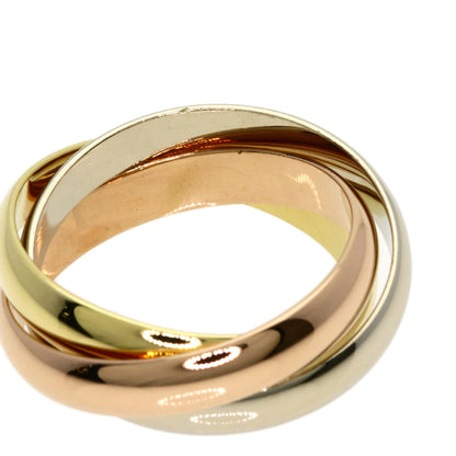 CARTIER Trinity #52 Ring K18 Yellow Gold 18K Pink GoldLadies [Used]