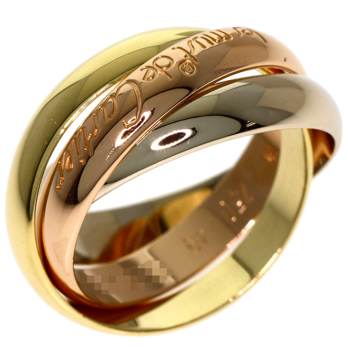 CARTIER Trinity #49 Ring K18 Yellow Gold K18 White GoldLadies [Used]