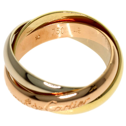 CARTIER Trinity #49 Ring K18 Yellow Gold K18 White GoldLadies [Used]