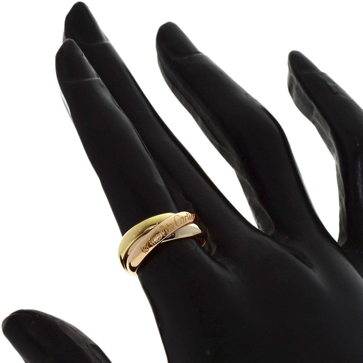 CARTIER Trinity #49 Ring K18 Yellow Gold K18 White GoldLadies [Used]