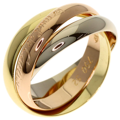 CARTIER Trinity #52 Ring K18 Yellow Gold 18K Pink GoldLadies [Used]