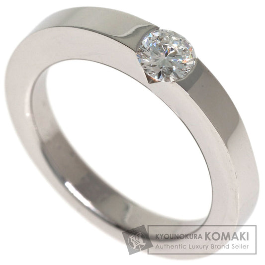 CARTIER Date with Diamond #46 Ring K18 White Gold Ladies [Used]