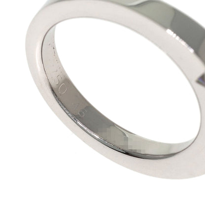 CARTIER Date with Diamond #46 Ring K18 White Gold Ladies [Used]