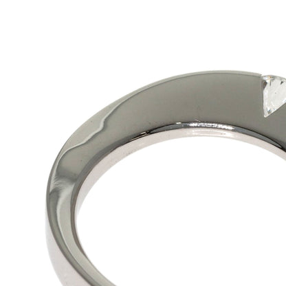 CARTIER Date with Diamond #46 Ring K18 White Gold Ladies [Used]