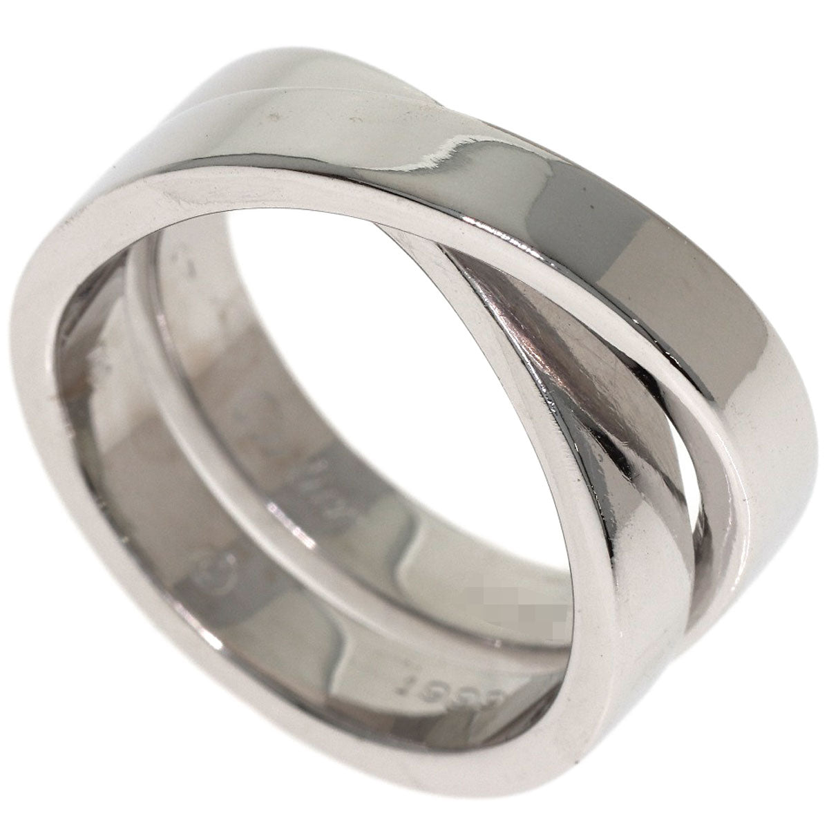 CARTIER Paris ring # 57 Ring K18 White Gold Ladies [Used]