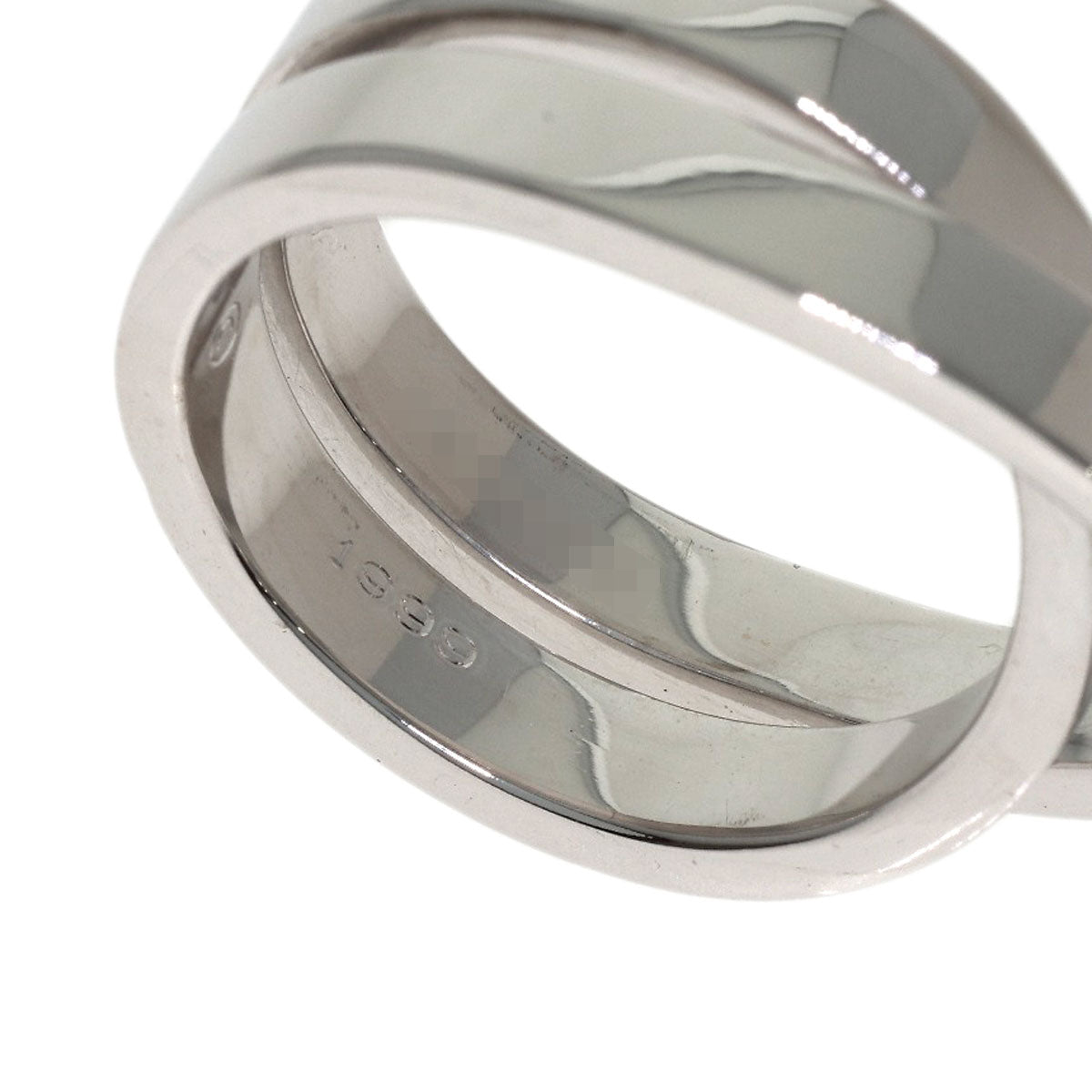 CARTIER Paris ring # 57 Ring K18 White Gold Ladies [Used]