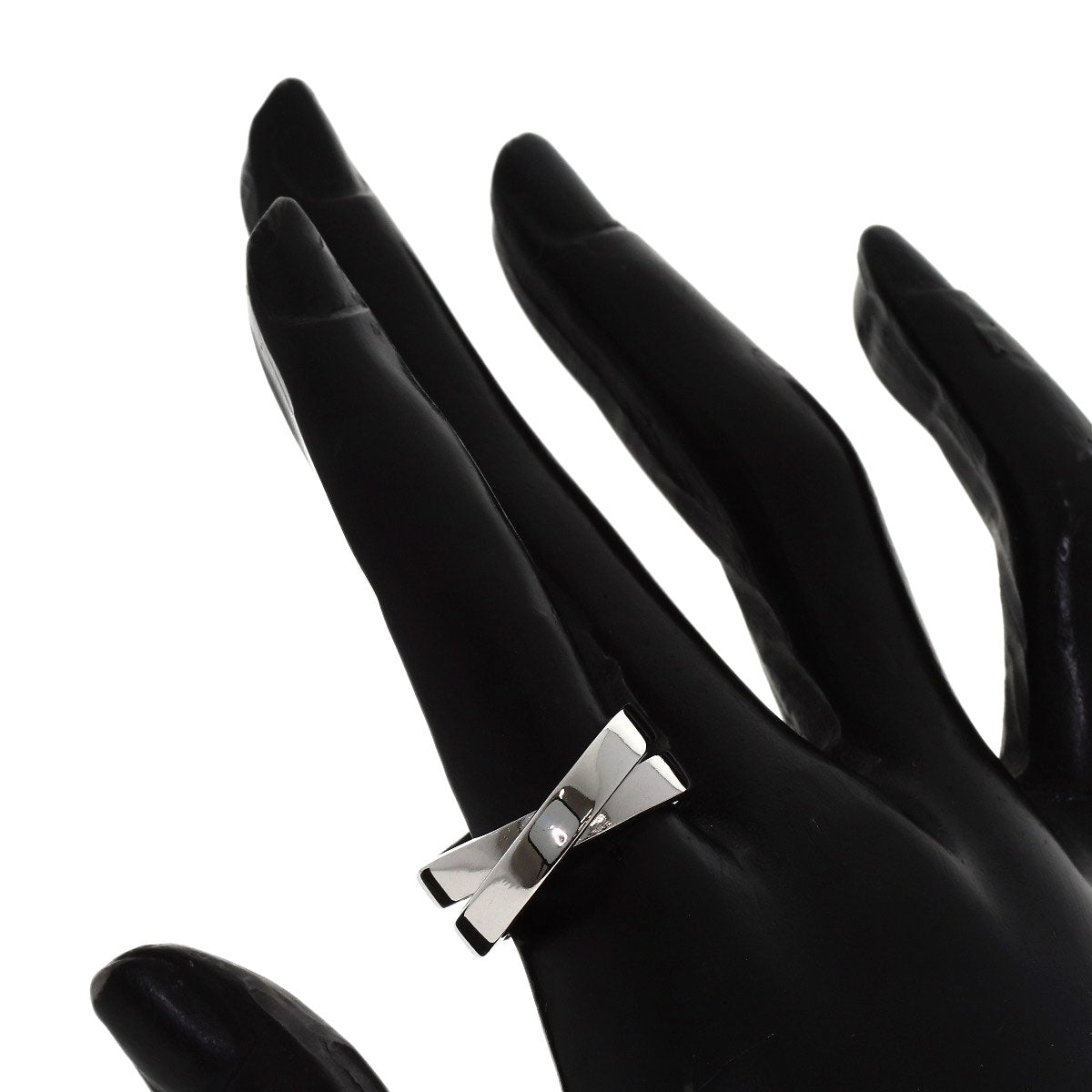CARTIER Paris ring # 57 Ring K18 White Gold Ladies [Used]
