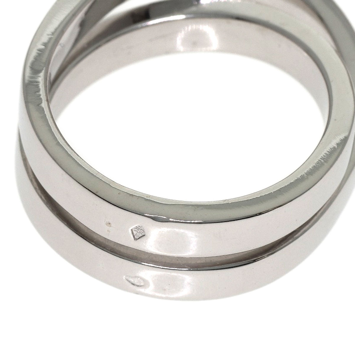 CARTIER Paris ring # 57 Ring K18 White Gold Ladies [Used]
