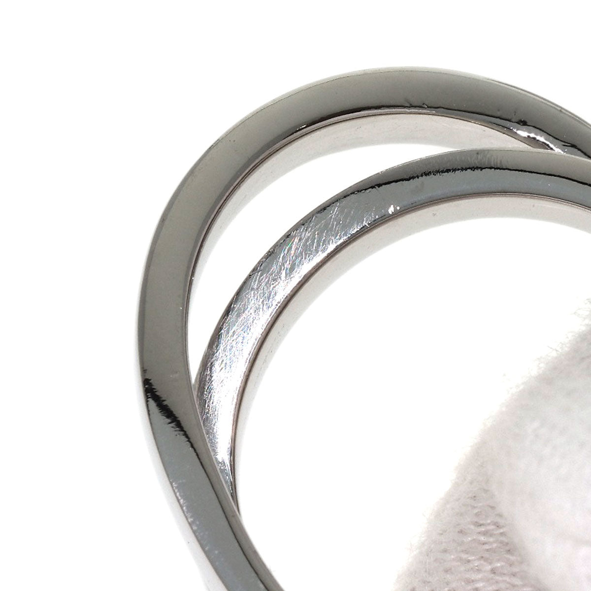 CARTIER Paris ring # 57 Ring K18 White Gold Ladies [Used]