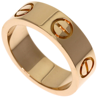 CARTIER love ring #47 Ring K18 Pink Gold Ladies [Used]