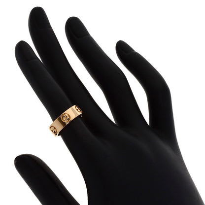 CARTIER love ring #47 Ring K18 Pink Gold Ladies [Used]