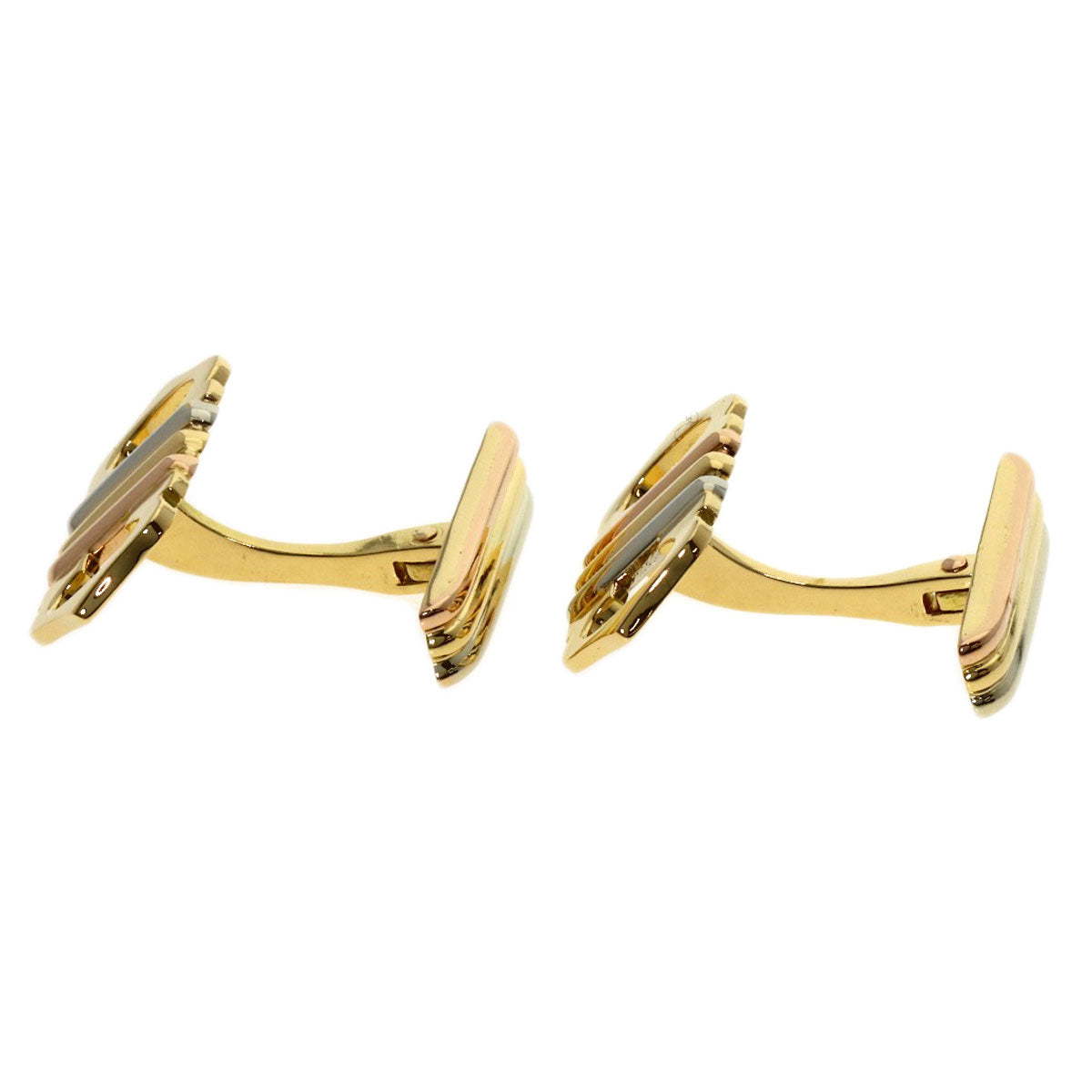 CARTIER Trinity cuffs K18 Yellow Gold K18 White Goldmens [Used]