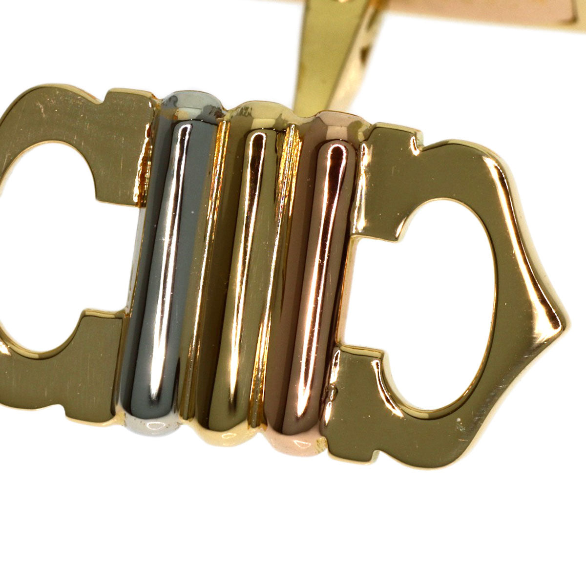 CARTIER Trinity cuffs K18 Yellow Gold K18 White Goldmens [Used]