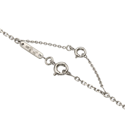 CARTIER C heart Necklace K18 White Gold Ladies [Used]