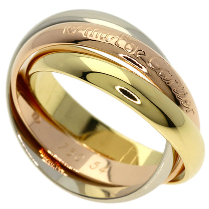 CARTIER Trinity #54 Ring K18 Yellow Gold 18K Pink GoldLadies [Used]