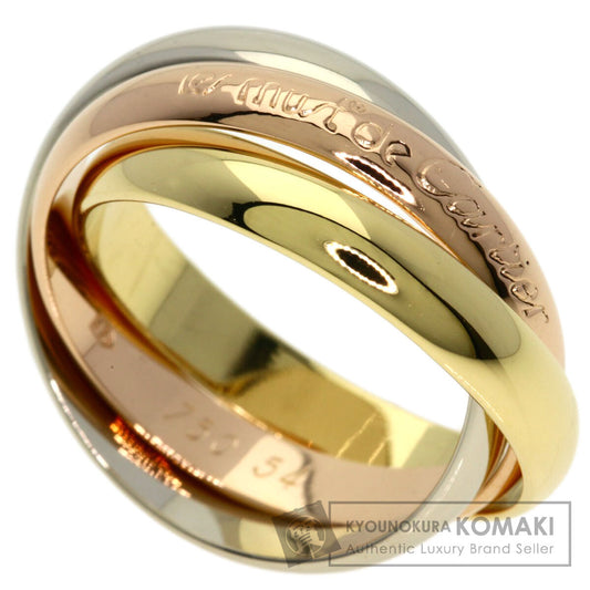CARTIER Trinity #54 Ring K18 Yellow Gold 18K Pink GoldLadies [Used]