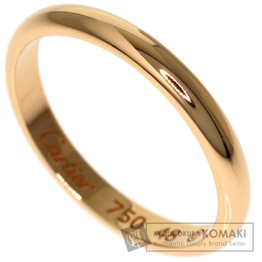 CARTIER Wedding #48 Ring K18 Pink Gold Ladies [Used]