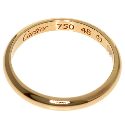 CARTIER Wedding #48 Ring K18 Pink Gold Ladies [Used]