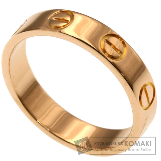 CARTIER love ring #46 Ring K18 Pink Gold Ladies [Used]