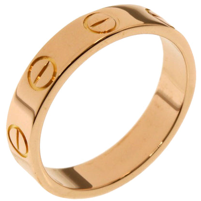CARTIER love ring #46 Ring K18 Pink Gold Ladies [Used]