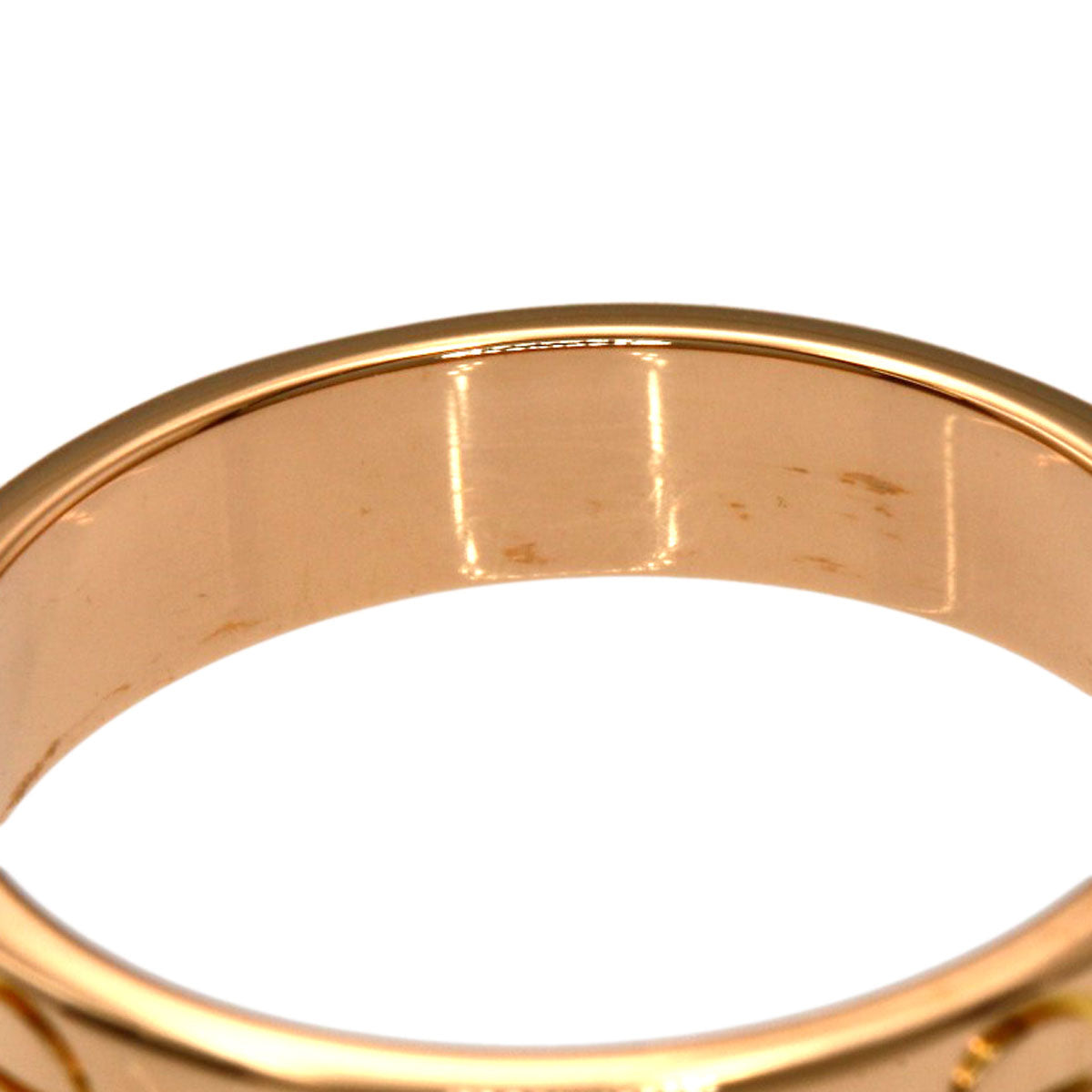 CARTIER love ring #46 Ring K18 Pink Gold Ladies [Used]